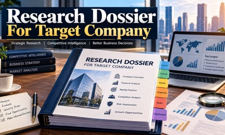 Research Dossier For Target Company